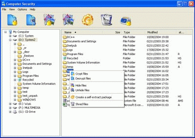 Screenshot of Computer Security