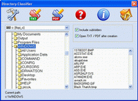 Click to view Directory Classifier 2.2 screenshot