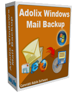 Adolix Windows Mail Backup software box