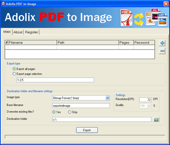 Adolix PDF to Image 1.3 full