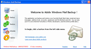 Windows 7 Adolix Windows Mail Backup 1.4 full